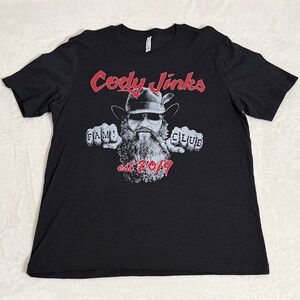 NEW CODY JINKS 2019 Fan Club Shirt Mens Extra Large Adult